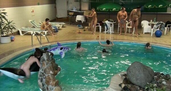 Indoor Dolphin Ride Full HD video - Unrestricted freedom as the core value of nudism