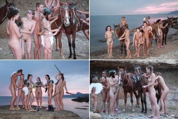 Mystical Horsey Riders Series photos - Social Nudism Around the World