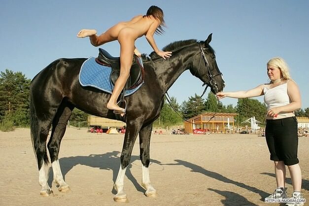 Ride on horseback - Naturism promotes tolerance