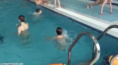 Poolside activities 1 Full HD - Naturism teaches respect for the beauty of the body and its natural forms