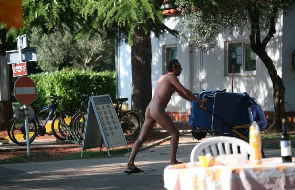 Park Side Street Pass-Bys photos - Accepting oneself fully is the foundation of naturism and nudism