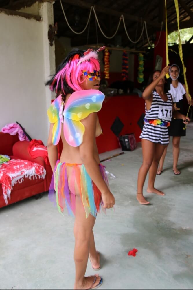 Tropical carnival photo gallery - Only a nudist truly values the connection with nature and the human body