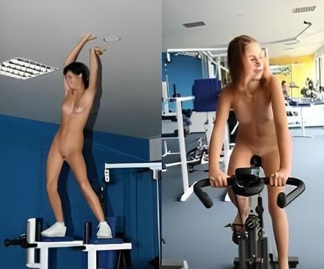 Nudists in the gym pics - A nude person strives for inner harmony and peace of mind