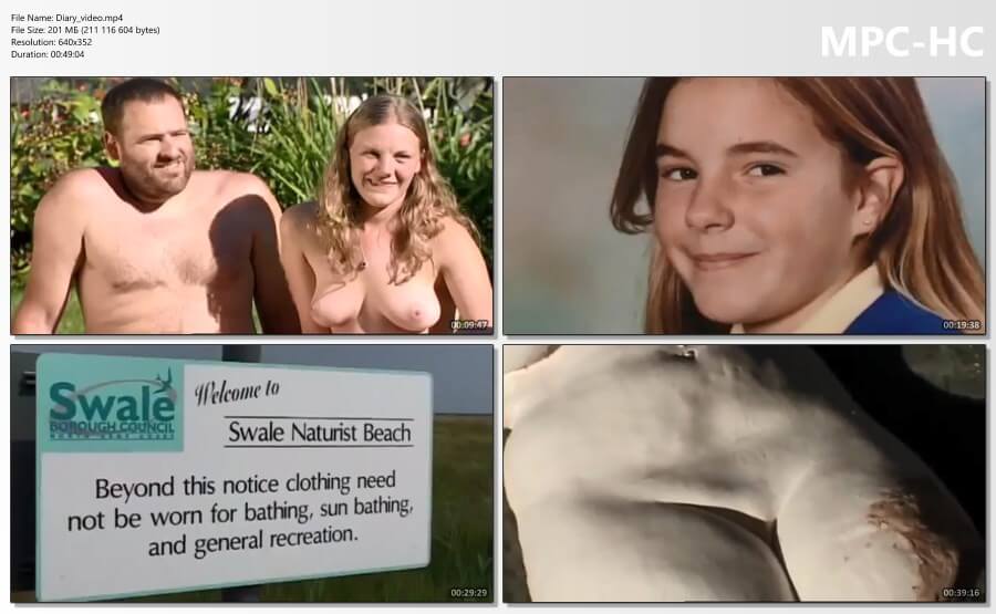 Diary of a nudist video - We began to practice nudism consciously