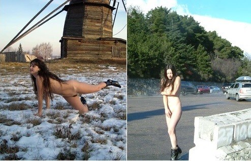 Beautiful Suntan Stretches-Winter Sport pics - Completely naked people on planet Earth