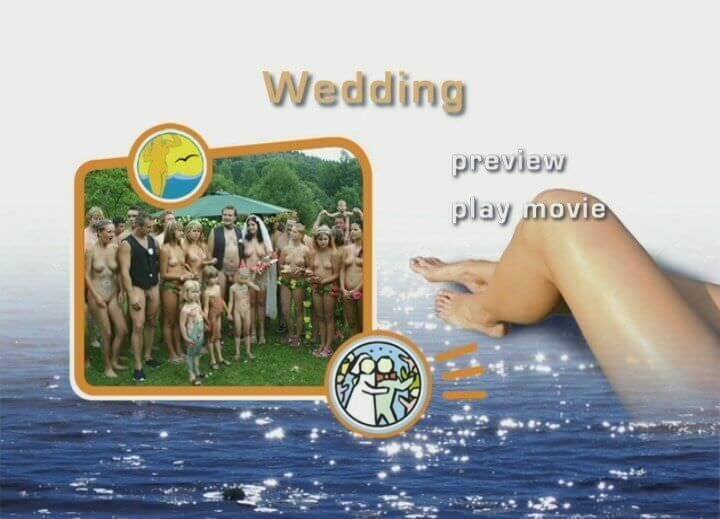A wedding in a nudist collective - Nudism and naturism help overcome prejudices and fears related to physical appearance