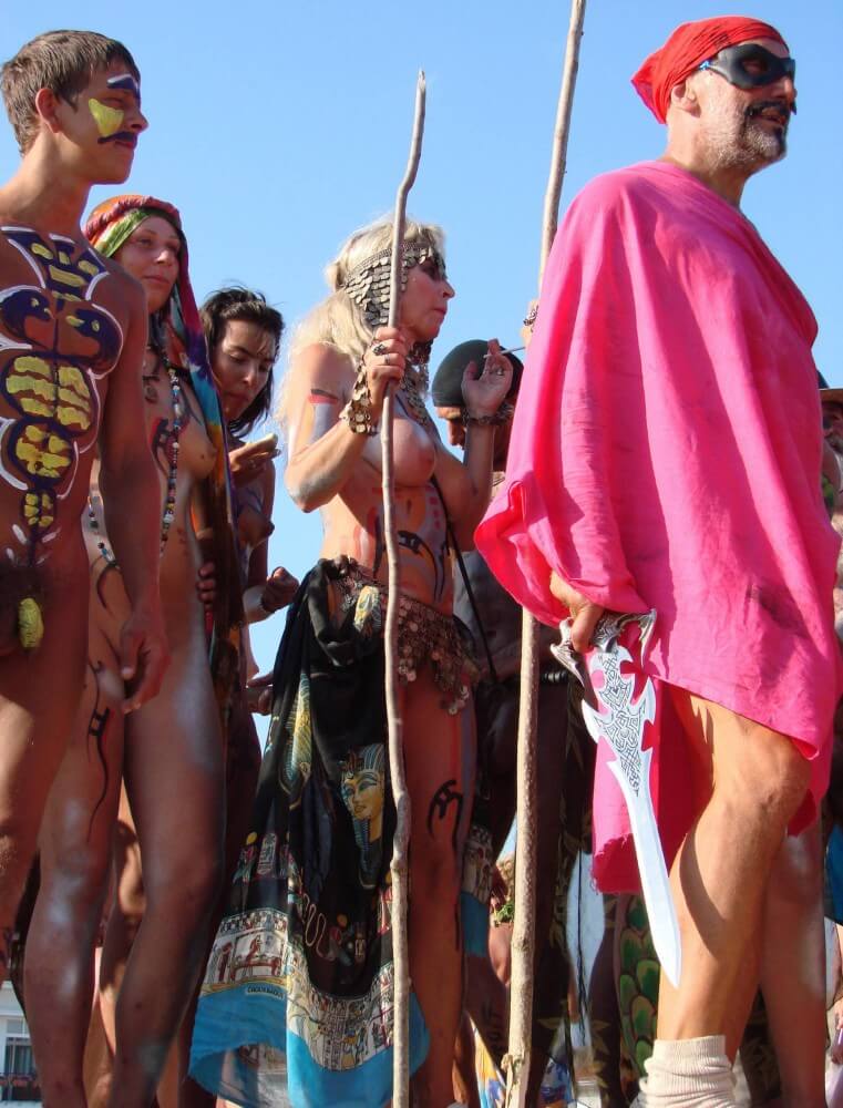 Neptune Day Mountain Top pics - Ordinary people as naturists