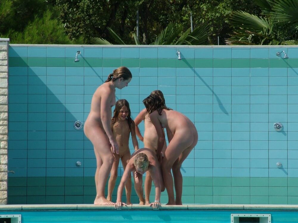 FKK Outdoor Children Pool pics - Nudism fosters trust and mutual understanding