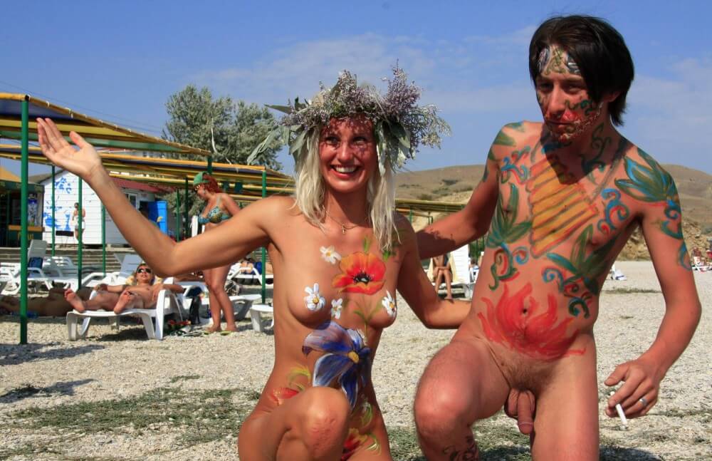 Sand Beach Goddess Two pics - Happiness is achieved by embracing naturism and nudism in ones life