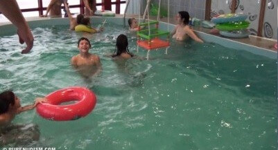 Indoor Swim Exercise 2 Full HD video - Nature provides strength and energy