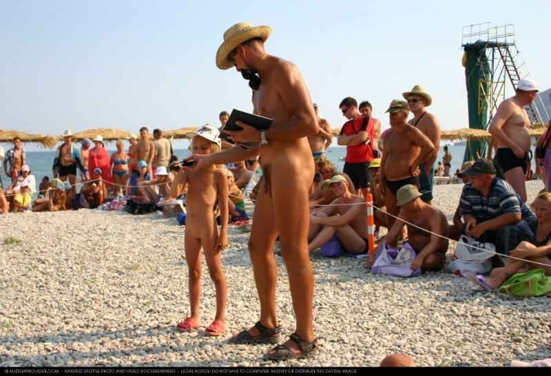 Naturist Pageant Line Up photos - Complete Natural Nudity