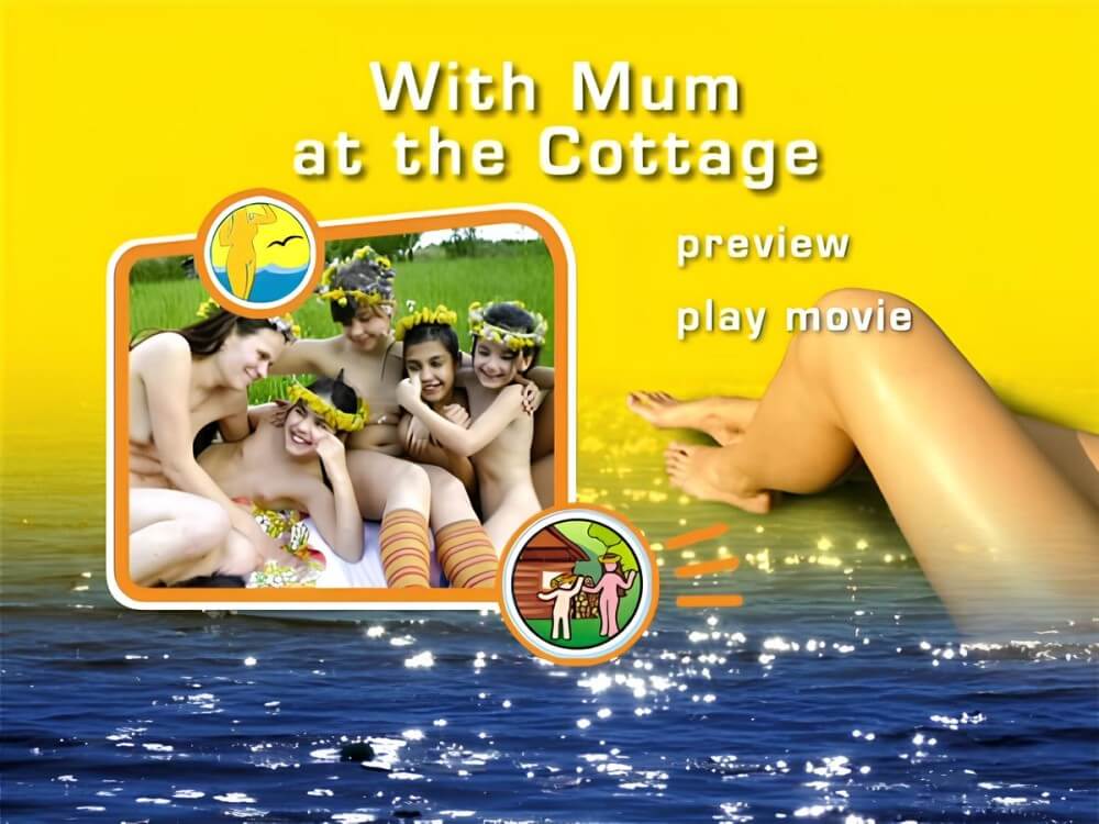 Naturist Freedom: With Mum at the Cottage DVD - Naturism enthusiasts choose the natural world
