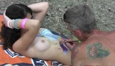 Body Art Nudist Beach 1 Full HD video - This practice of going nude was embraced by the highest ranks of the aristocracy