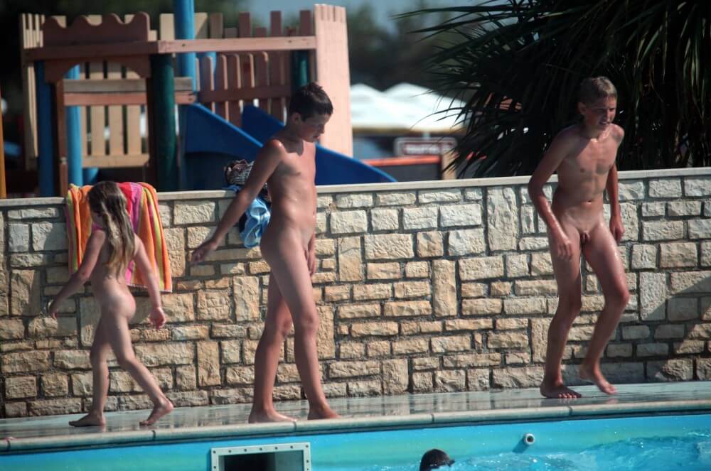 Naturist Pool Assortment photos - Nudism and natural harmony