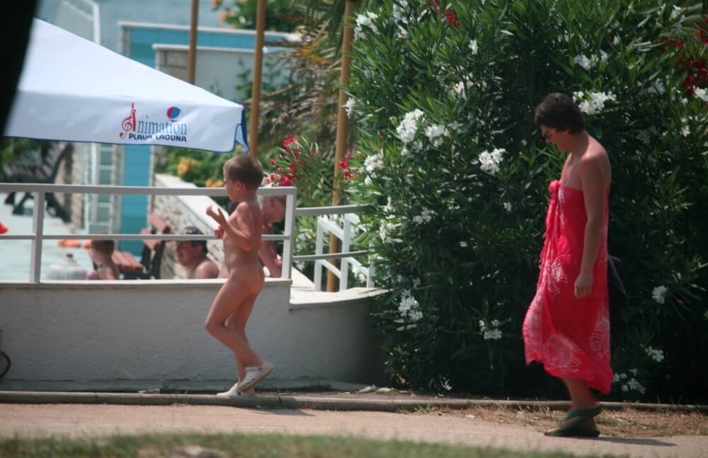 Naturist Pool Walkaround pics - Nudism has been around for a very long time