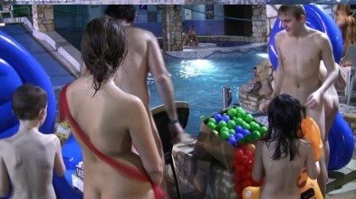 Splashing Water Zone 1 - Naturists love movement and activity