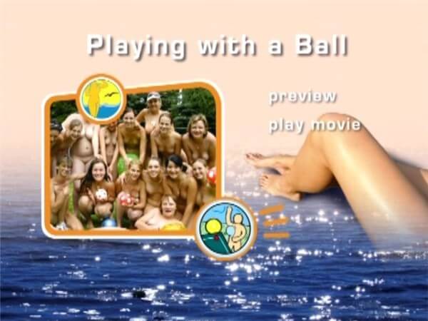 Naturist Freedom: Playing with a ball - Nudity is part of natural existence