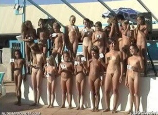 Junior Miss Pageant France video 2 - Nudism means fewer complexes