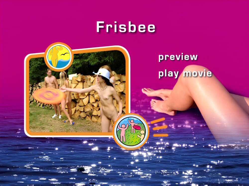Naturist Freedom - Frisbee DVD - Naturism encourages sincerity and honesty regarding the body