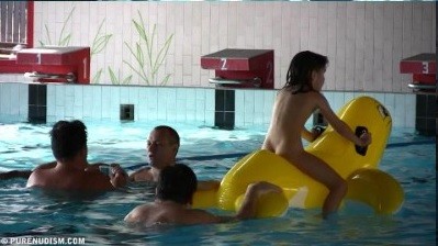 Floating On Our Rafts 1 - A spontaneous movement toward nudity