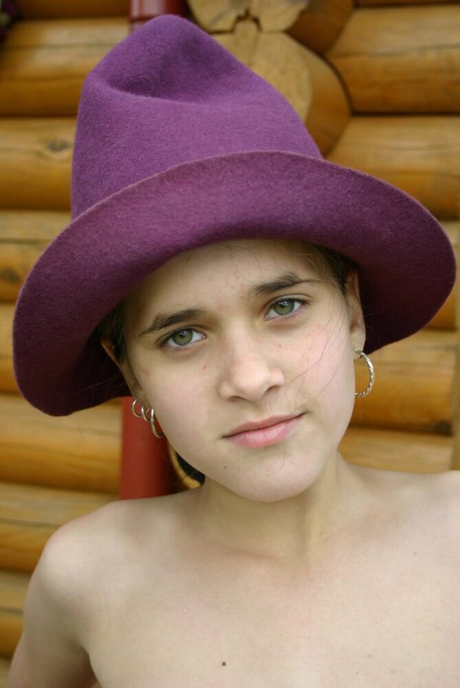 Cabin Reflections nudism pics - A nude person strives for inner harmony and peace of mind