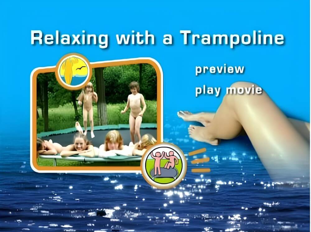 Naturist Freedom: Relaxing with a trampoline DVD - Naturism teaches respect and love for the natural world