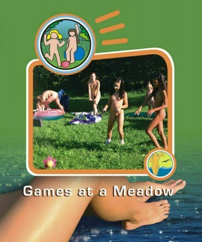 Naturist Freedom: Games at a Meadow - Living with joy and ease is part of the naturist lifestyle