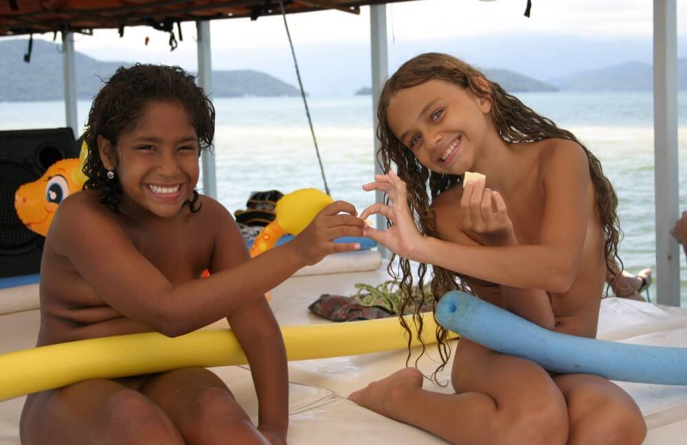 Brazilian Boating Girlfriend pics - The practice of naturism promotes inner harmony and peace