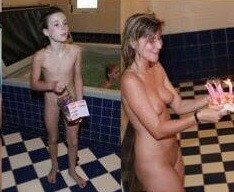 Naturists celebrates birthday photos - Naturists love nature and the environment