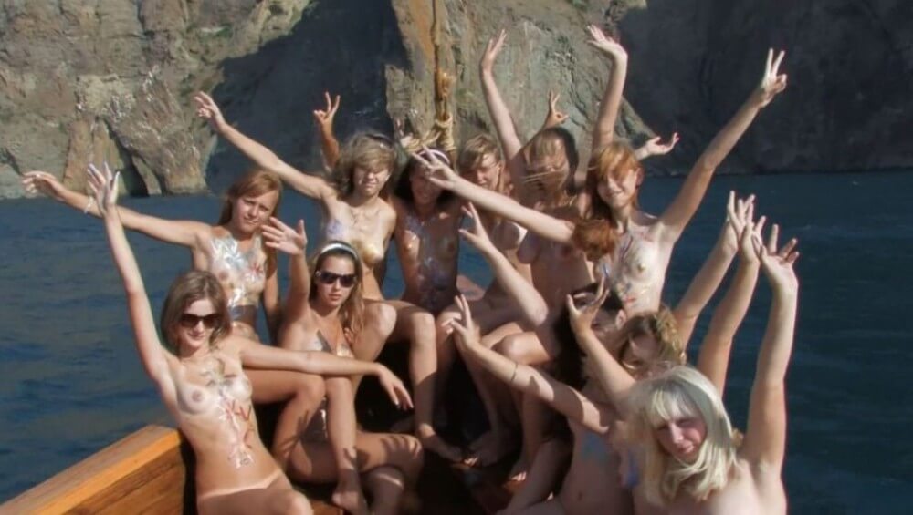 Nudist Girls Boat Cruise Full HD - Naturism promotes openness toward the body