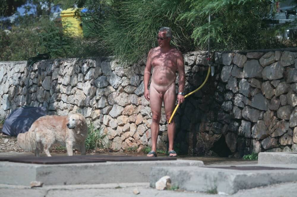 Shower-Wall Bath Parents pics - Peace and tranquility are important values for naturists