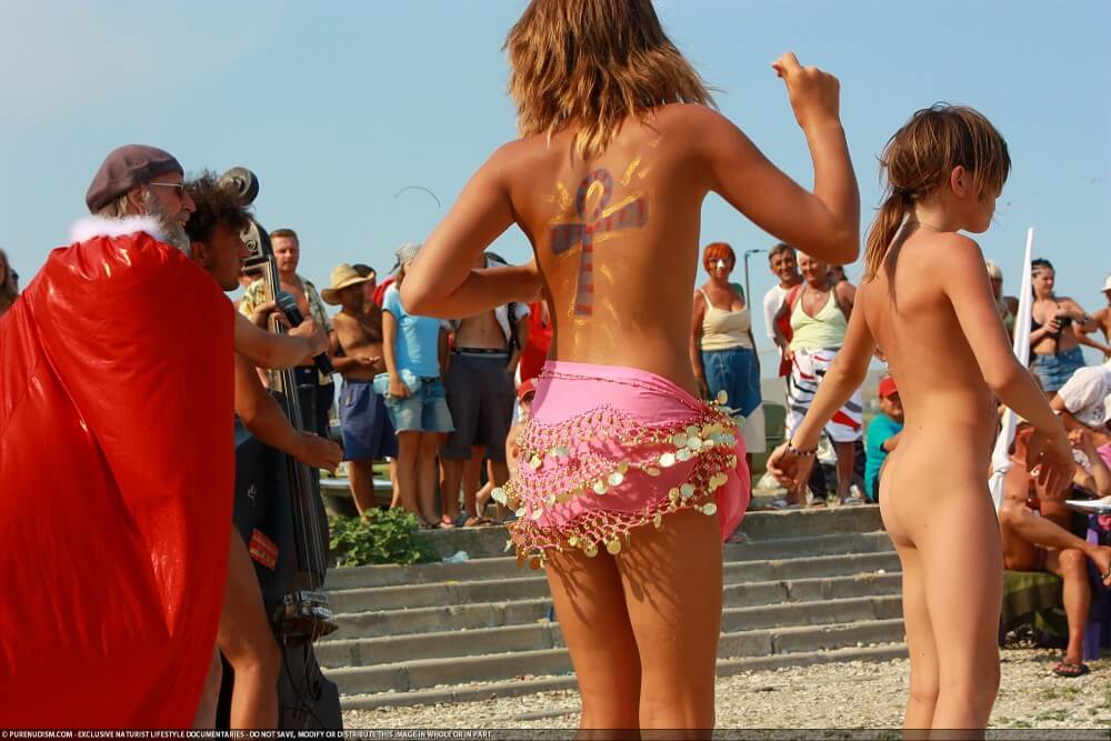 Colorful Carnival Dancing photos - Nudity is a natural part of life for some people on the planet