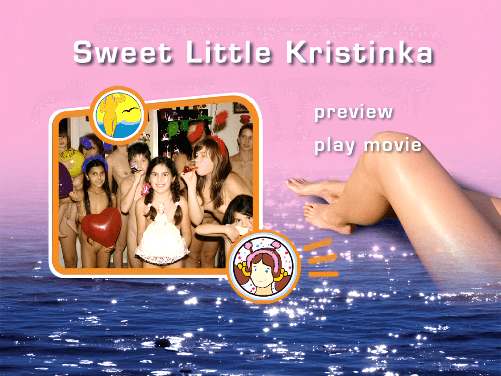 Naturist Freedom: Sweet Little Kristinka  DVD - True nudism began here